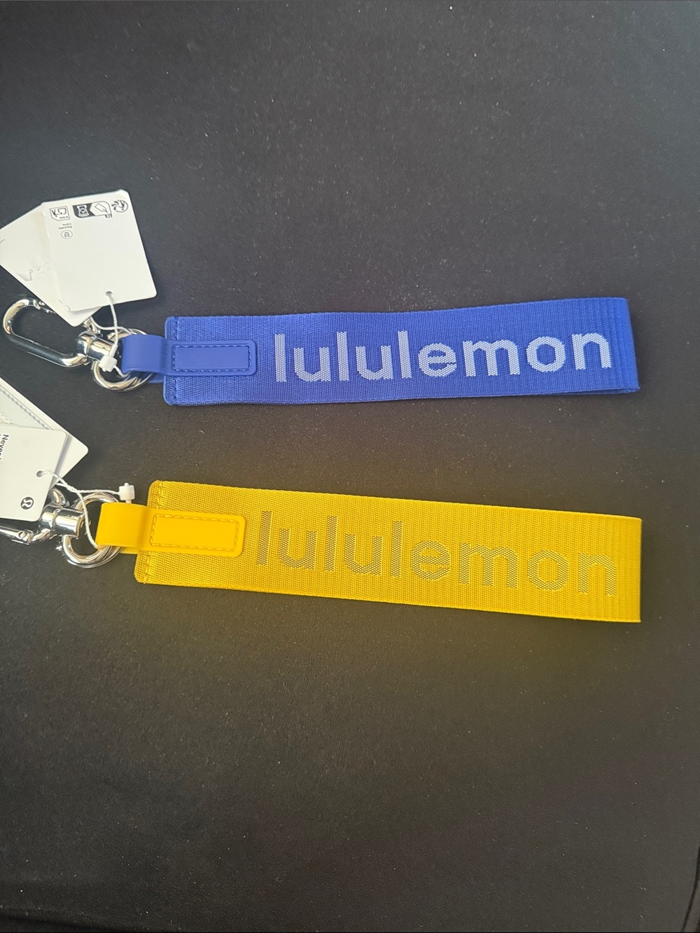 lululemon athletica Blue Branded Key Fob Strap Set
